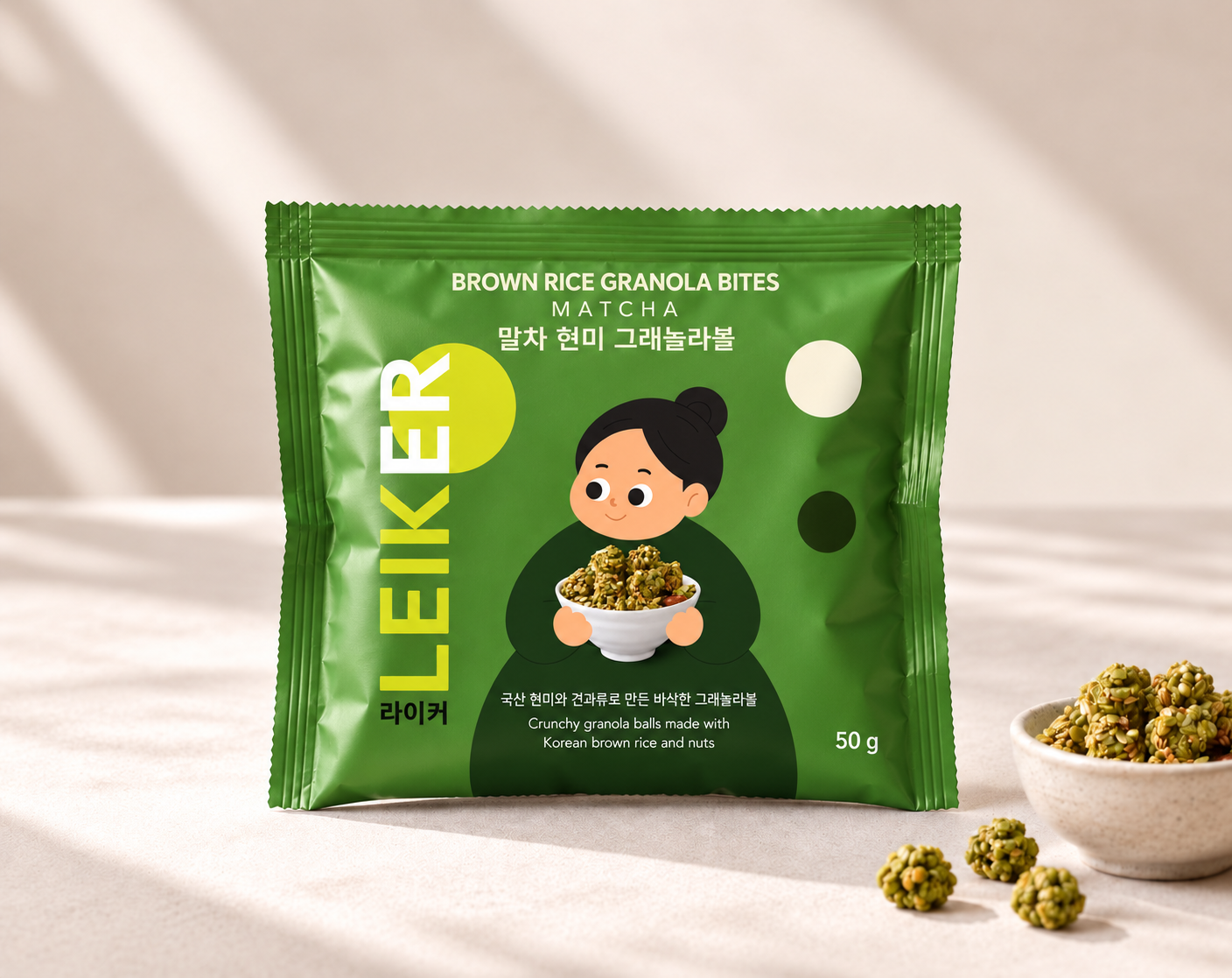 LEIKER MATCHA 50g 패키지